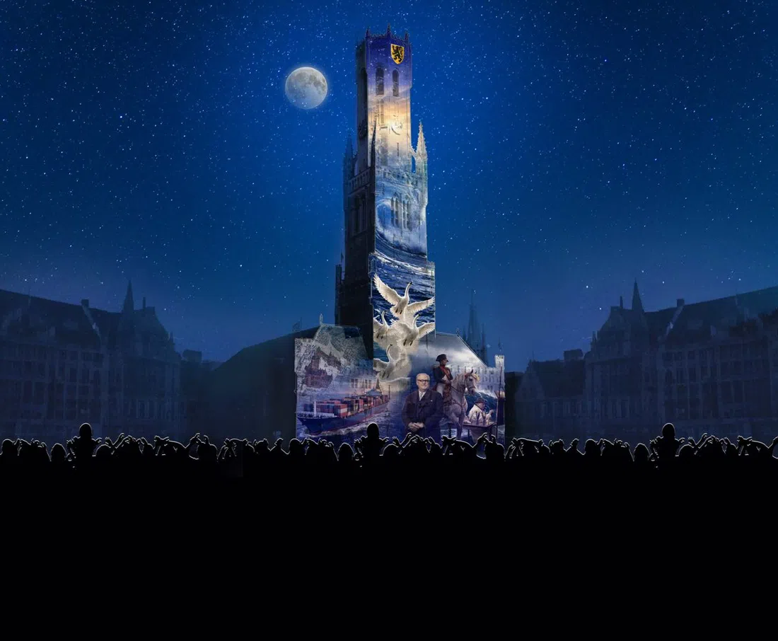 Het Belfort Vertelt (The Belfry as Storyteller), Markt, Bruges