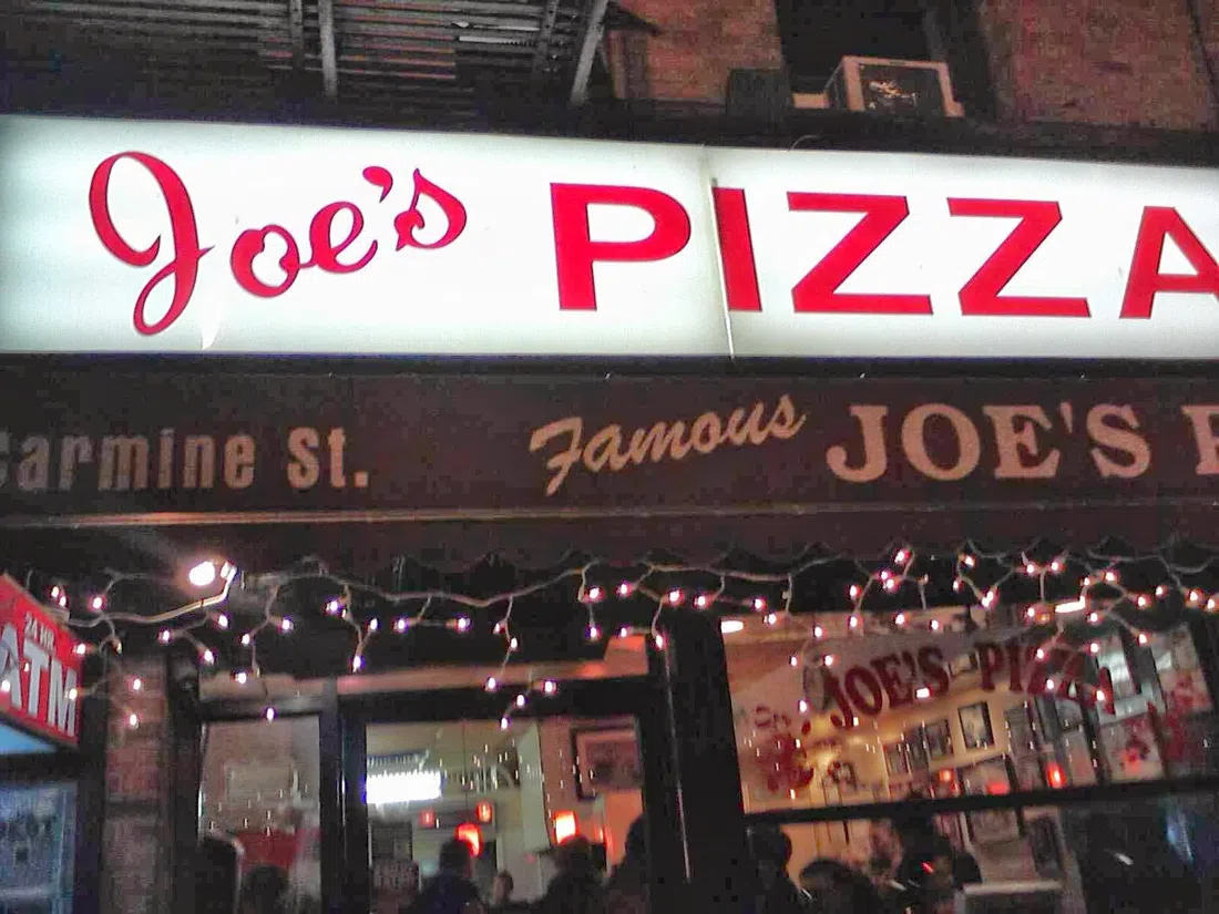 Joe's Pizza (Carmine Street), New York