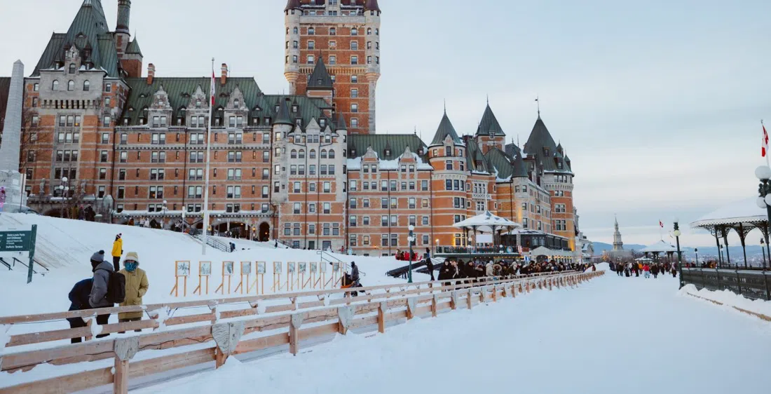 Au 1884 — Glissades de la Terrasse Dufferin, Quebec